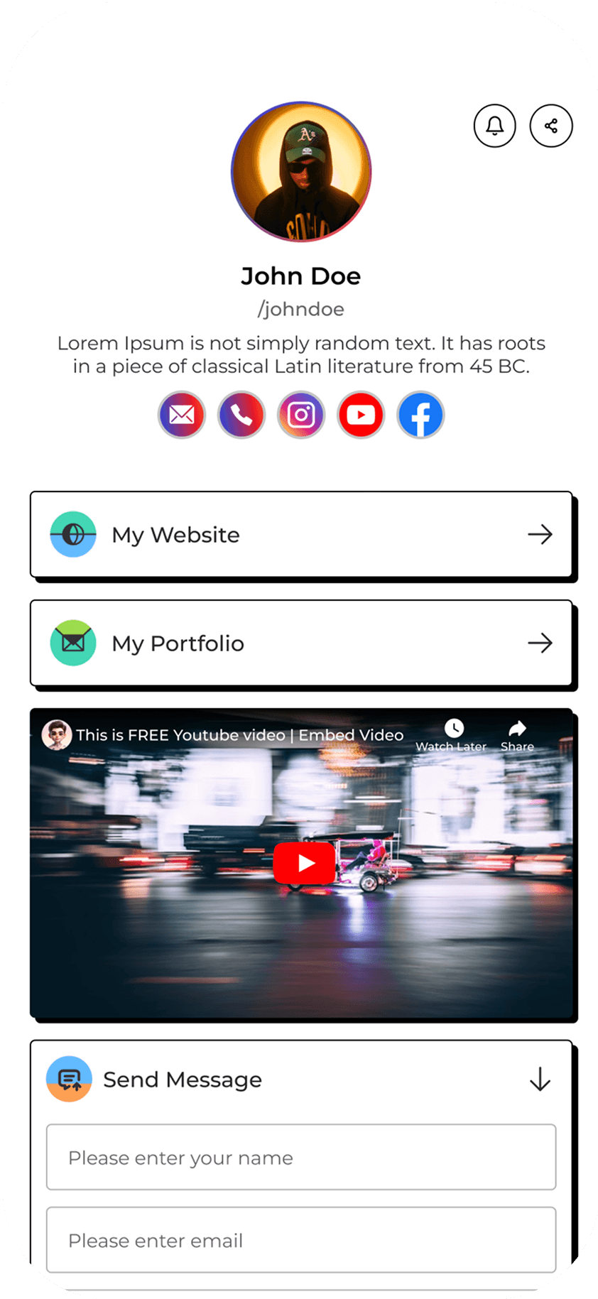 Mobile prototype 3
