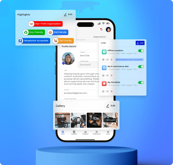 Powerful Profile & Content Hub